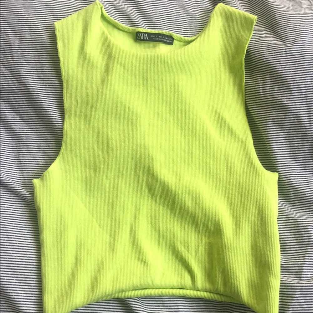 Neon Green Tank Top